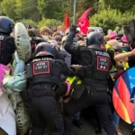 German Police Clash With AfD Protesters in Erfurt