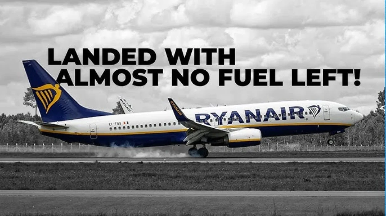 Ryanair Flight FR5448 Diverted After Mid-Air Fuel Alert