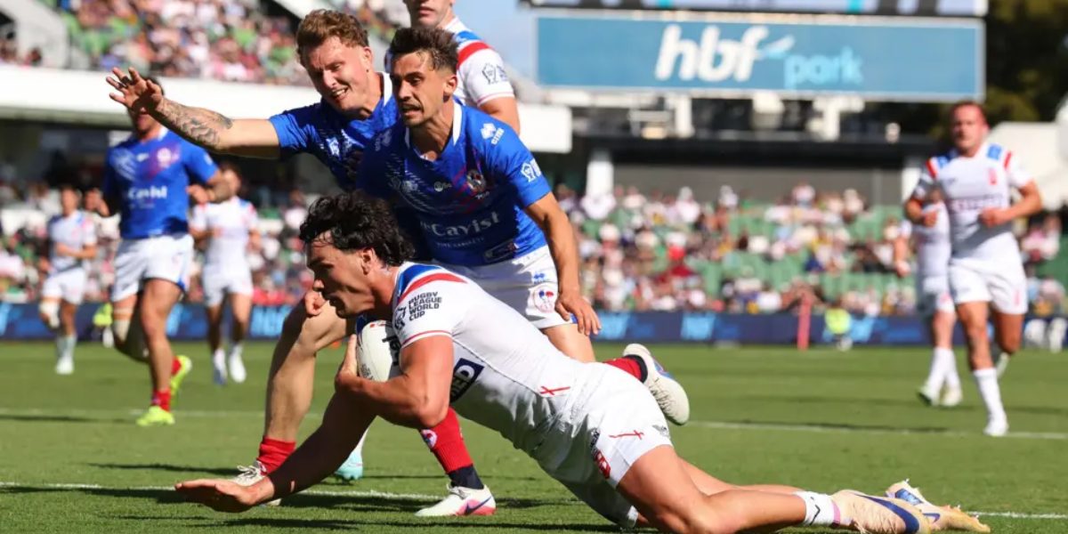 England Thrash France 82-0 to Keep Alive World Cup Hopes